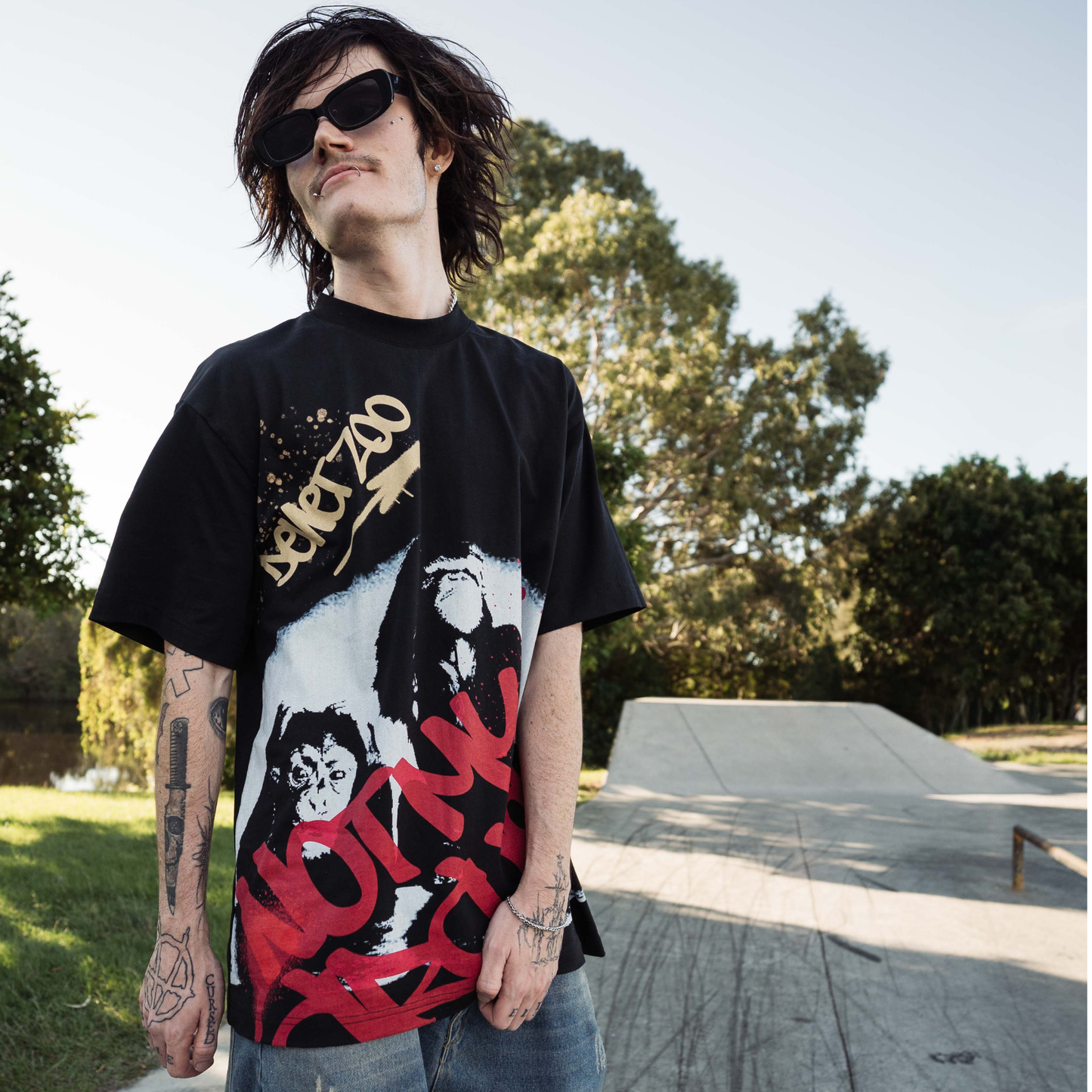 Not My Monkeys Tee